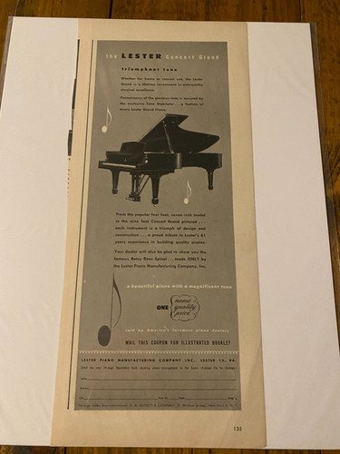 Vintage 1949 lester piano - 1949,